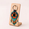 TURTLE - Beaded Leather Keychain