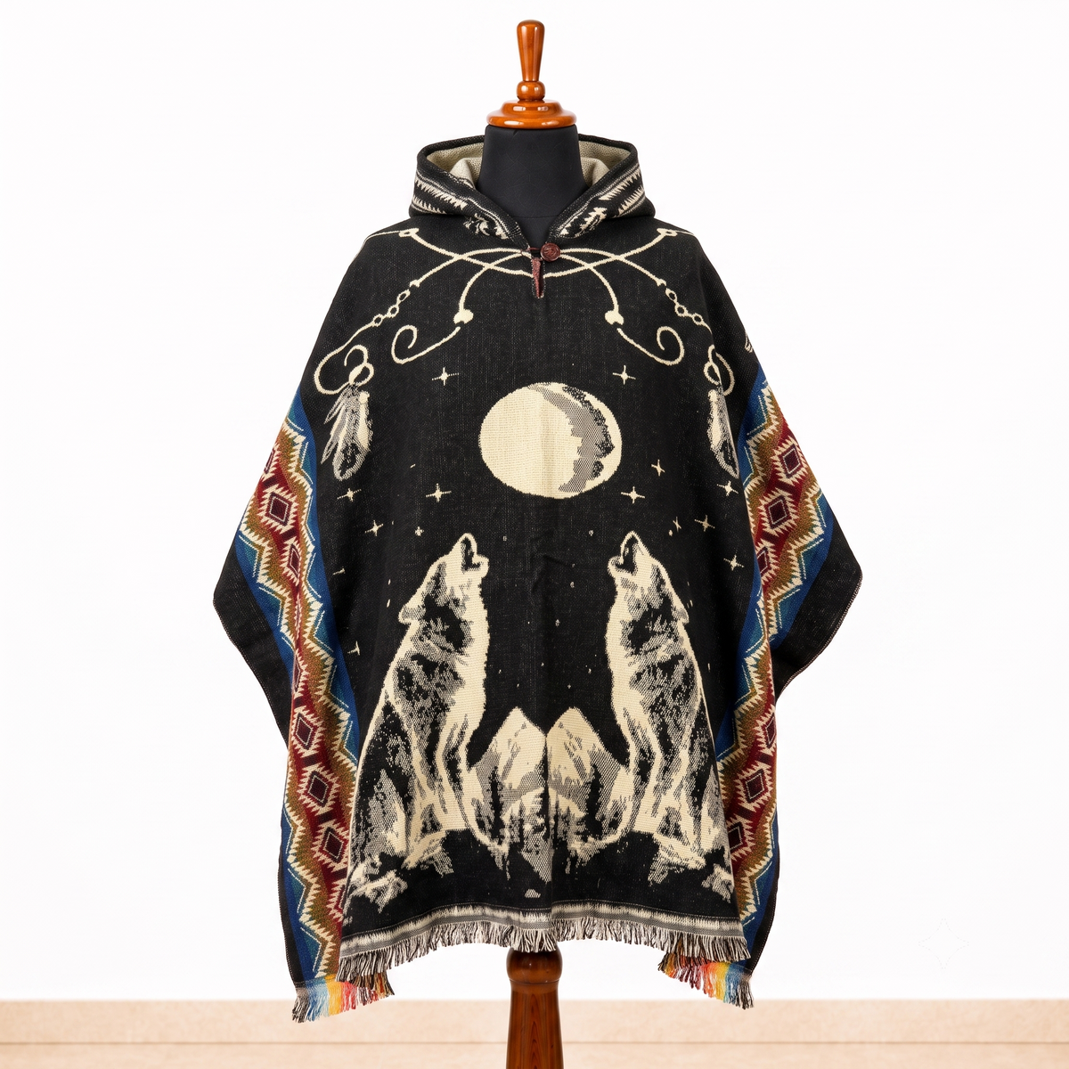 ATUK - Alpaca Wool - Hooded Poncho