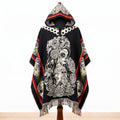 CATRINA - Hooded Alpaca Wool Poncho