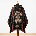 AKELA - Hooded Alpaca Wool Poncho