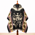 SHAMAN - Hooded Alpaca Wool Poncho